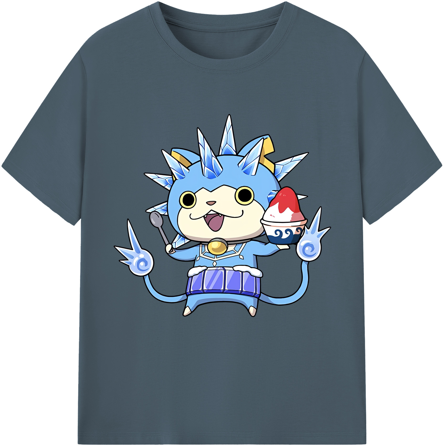 （画像用） 妖怪ウォッチ Yo-kai Watch 綿100％半袖Tシャツ（フロントプリント）